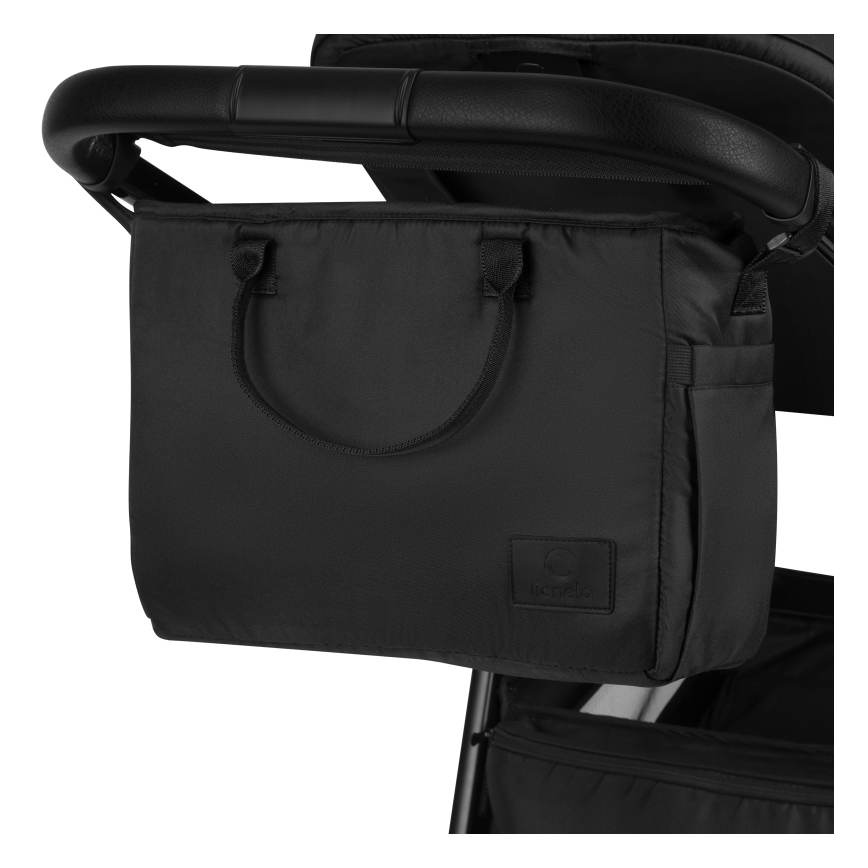 Lionelo - Poussette combinée 2-en-1 LAYLA Noir Onyx