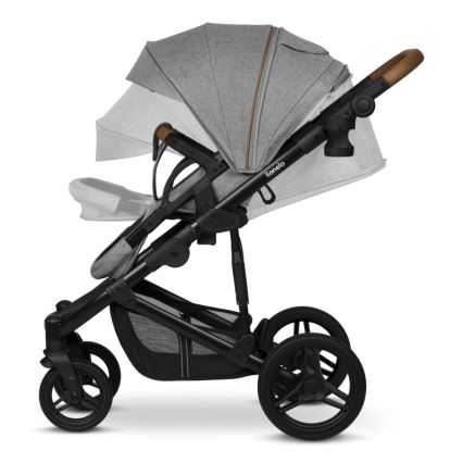 Lionelo - Poussette combinée 2-en-1 MARI TOUR Gris pierre