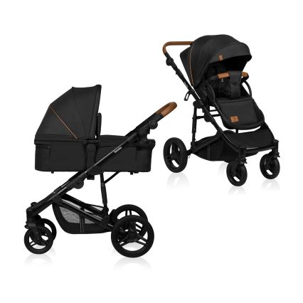 Lionelo - Poussette combinée 2-en-1 MARI TOUR Onyx noir