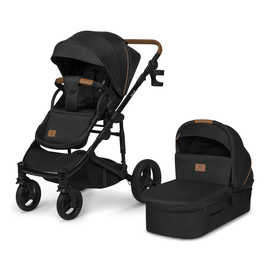 Lionelo - Poussette combinée 2-en-1 MARI TOUR Onyx noir