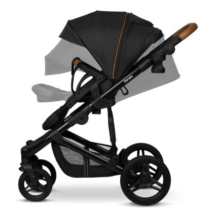 Lionelo - Poussette combinée 2-en-1 MARI TOUR Onyx noir
