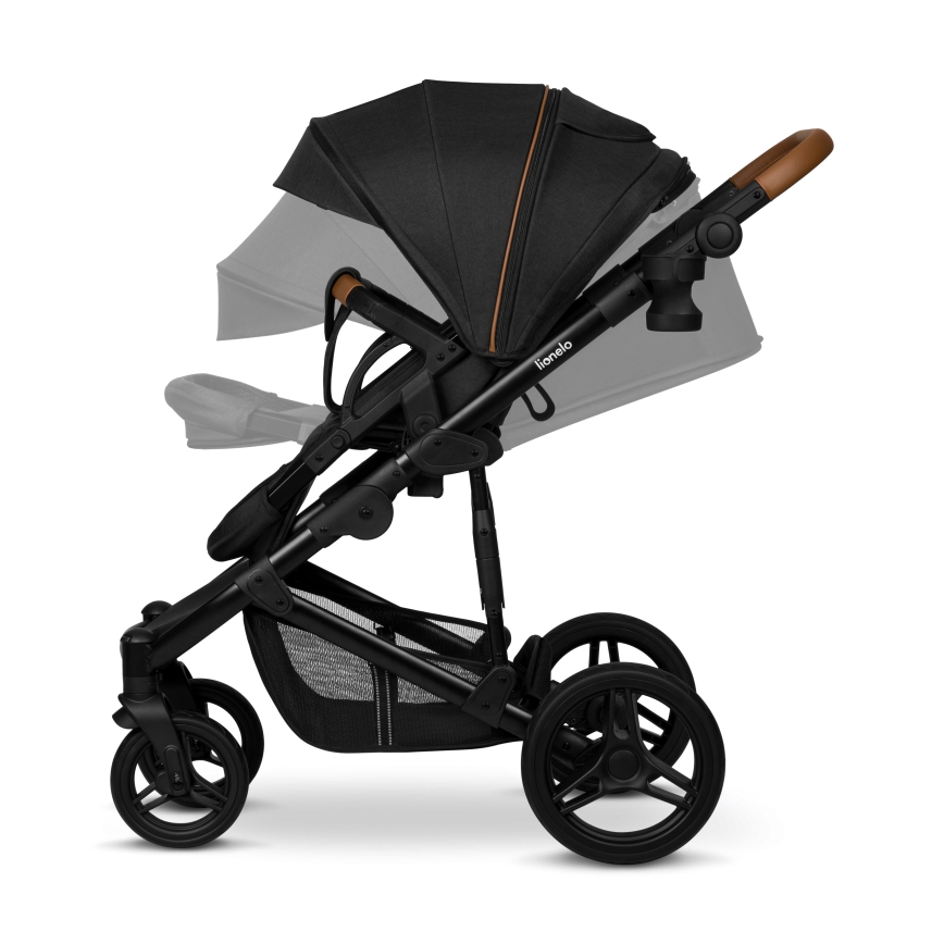 Lionelo - Poussette combinée 2-en-1 MARI TOUR Onyx noir