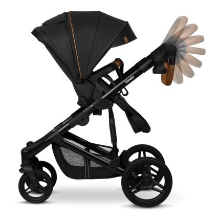 Lionelo - Poussette combinée 2-en-1 MARI TOUR Onyx noir