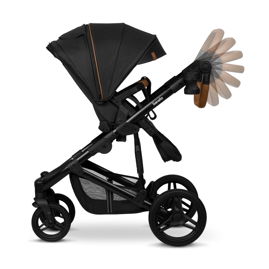 Lionelo - Poussette combinée 2-en-1 MARI TOUR Onyx noir