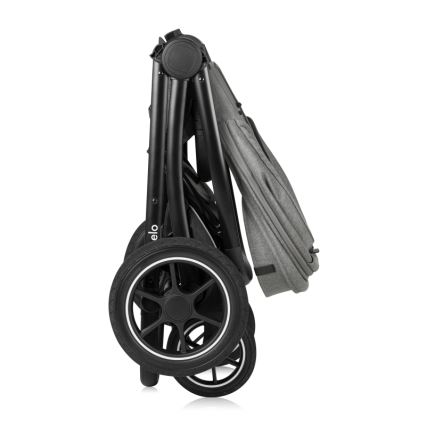 Lionelo - Poussette combinée 2-en-1 MERIL Gris Stone