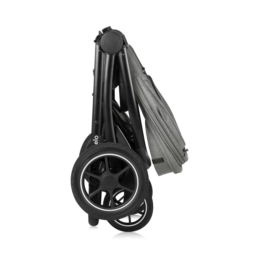 Lionelo - Poussette combinée 2-en-1 MERIL Gris Stone