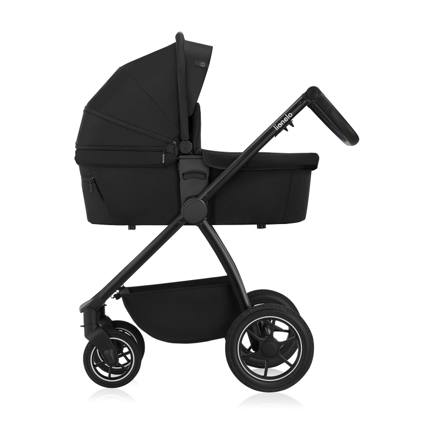 Lionelo - Poussette combinée 2-en-1 MERIL Onyx noir