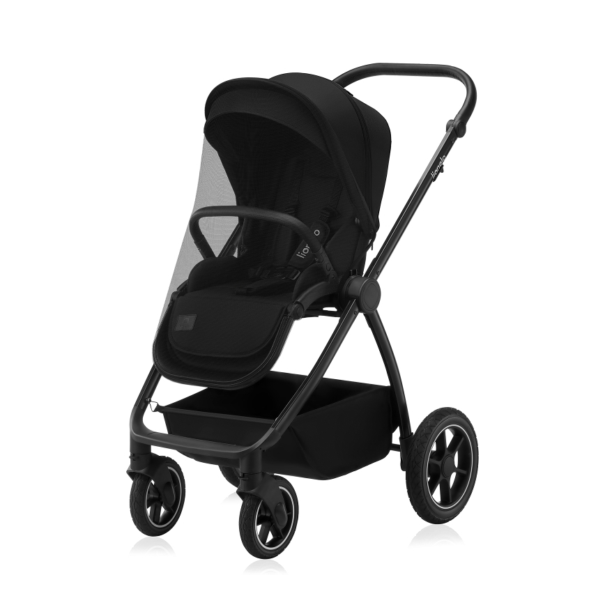 Lionelo - Poussette combinée 2-en-1 MERIL Onyx noir