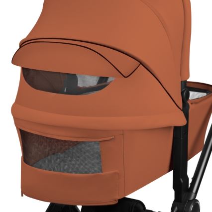 Lionelo - Poussette combinée 2-en-1 MIKA PLUS Brun rouille