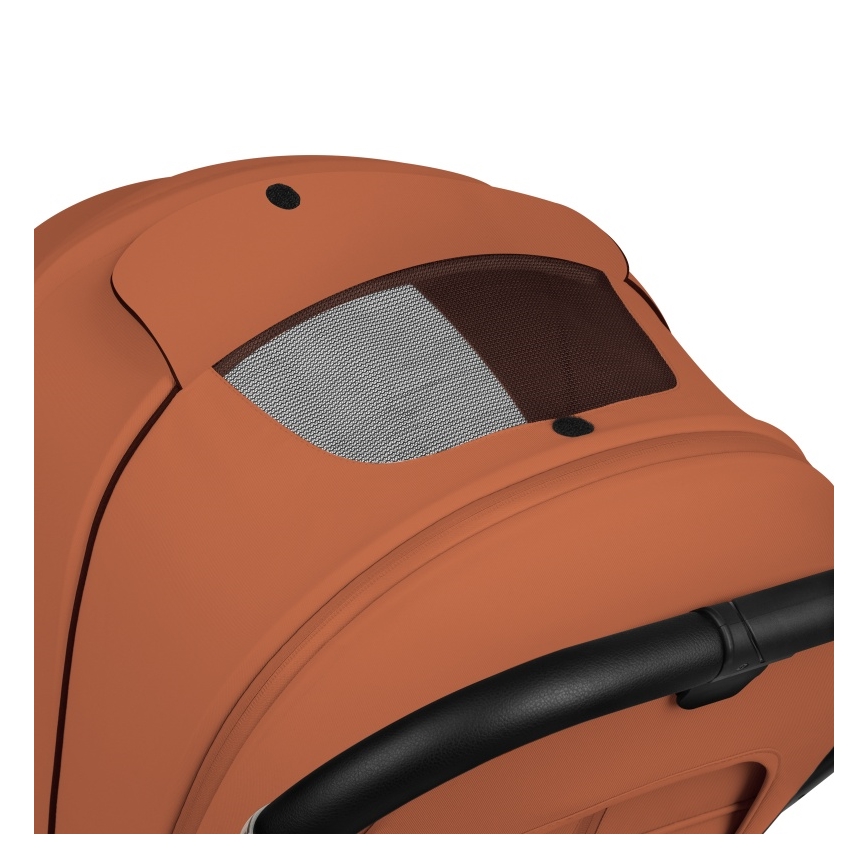 Lionelo - Poussette combinée 2-en-1 MIKA PLUS Brun rouille