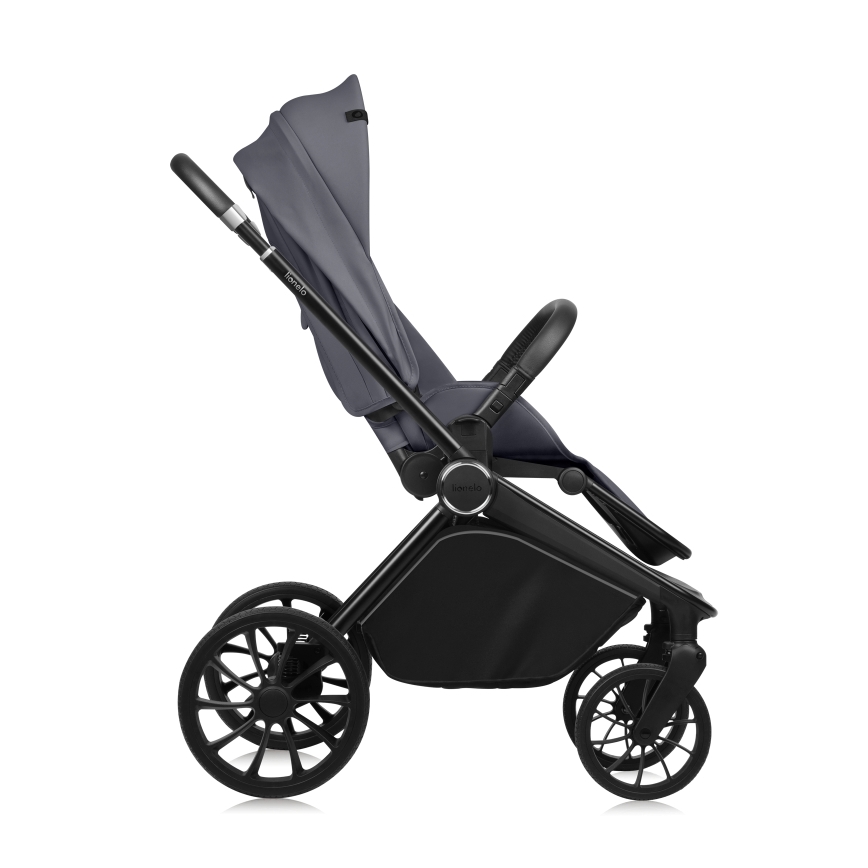 Lionelo - Poussette combinée 2-en-1 MIKA PLUS Grey Stone