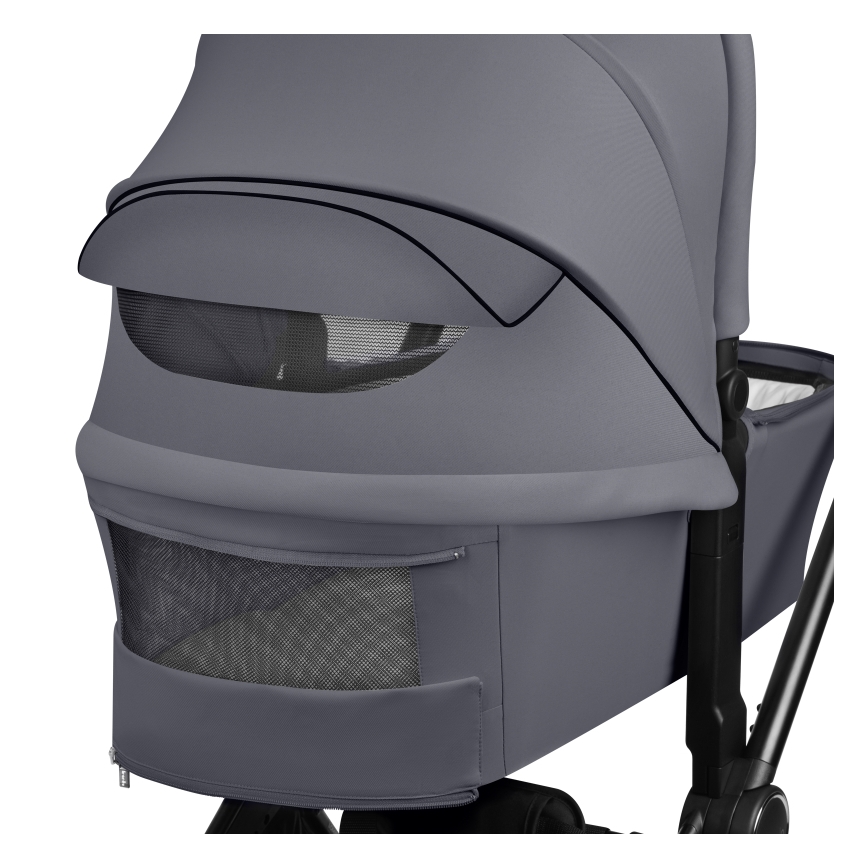 Lionelo - Poussette combinée 2-en-1 MIKA PLUS Grey Stone