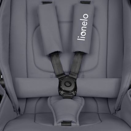 Lionelo - Poussette combinée 2-en-1 MIKA PLUS Gris pierre