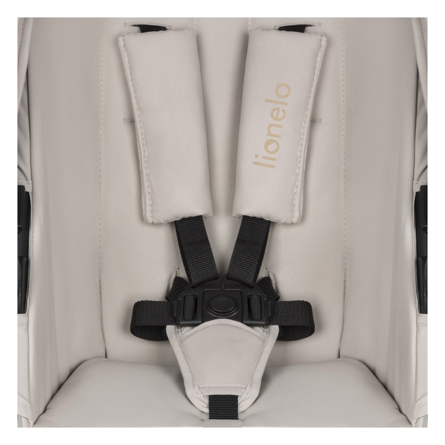 Lionelo - Poussette combinée 3 en 1 AMBER PLUS Beige sable