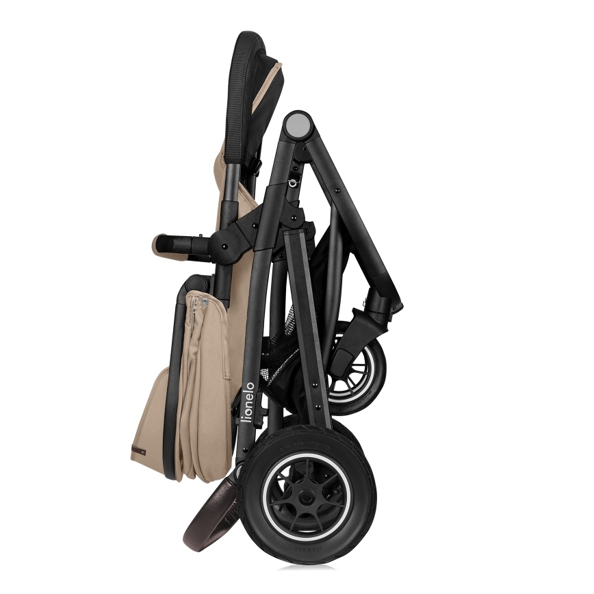 Lionelo - Poussette combinée 3 en 1 BIANKA Beige Sable