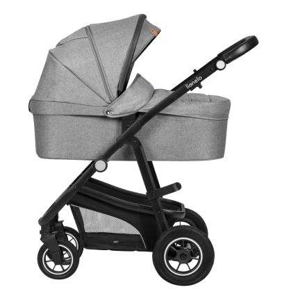 Lionelo - Poussette combinée 3-en-1 BIANKA Gris pierre