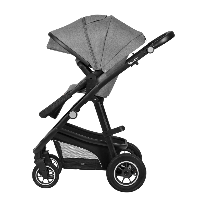 Lionelo - Poussette combinée 3-en-1 BIANKA Gris pierre