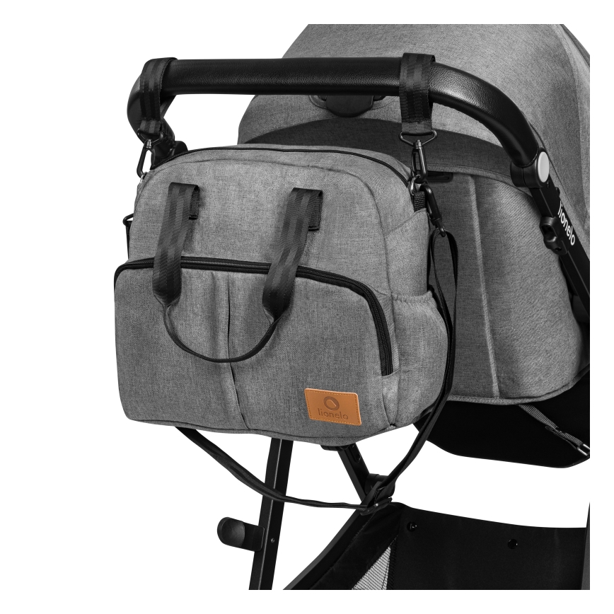 Lionelo - Poussette combinée 3-en-1 BIANKA Gris pierre