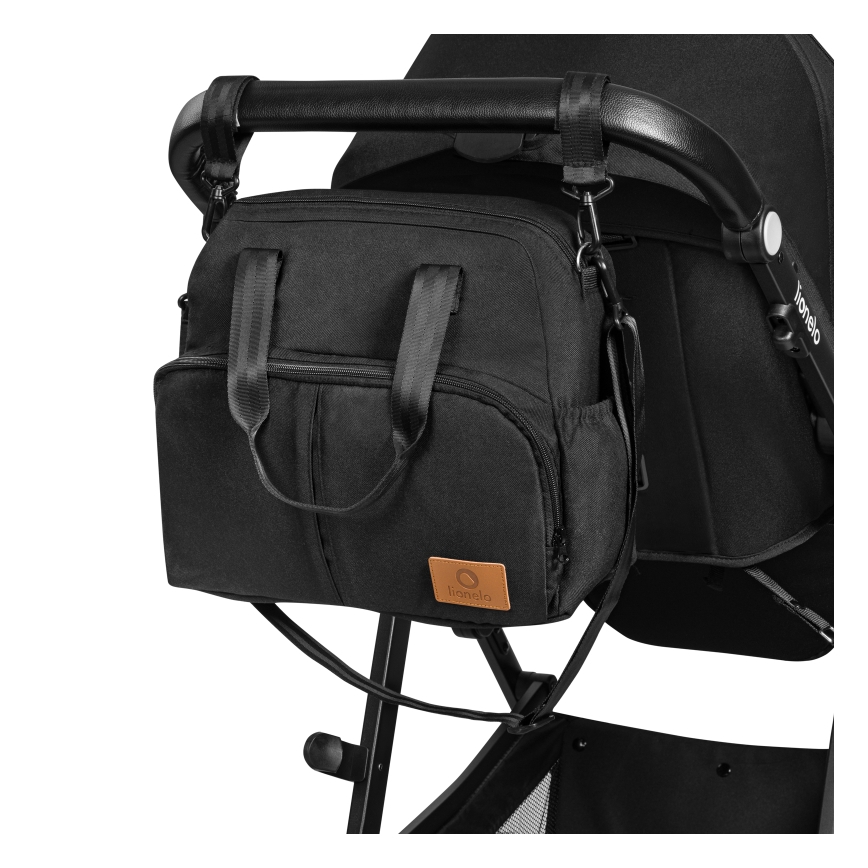 Lionelo - Poussette combinée 3-en-1 BIANKA Noir Onyx