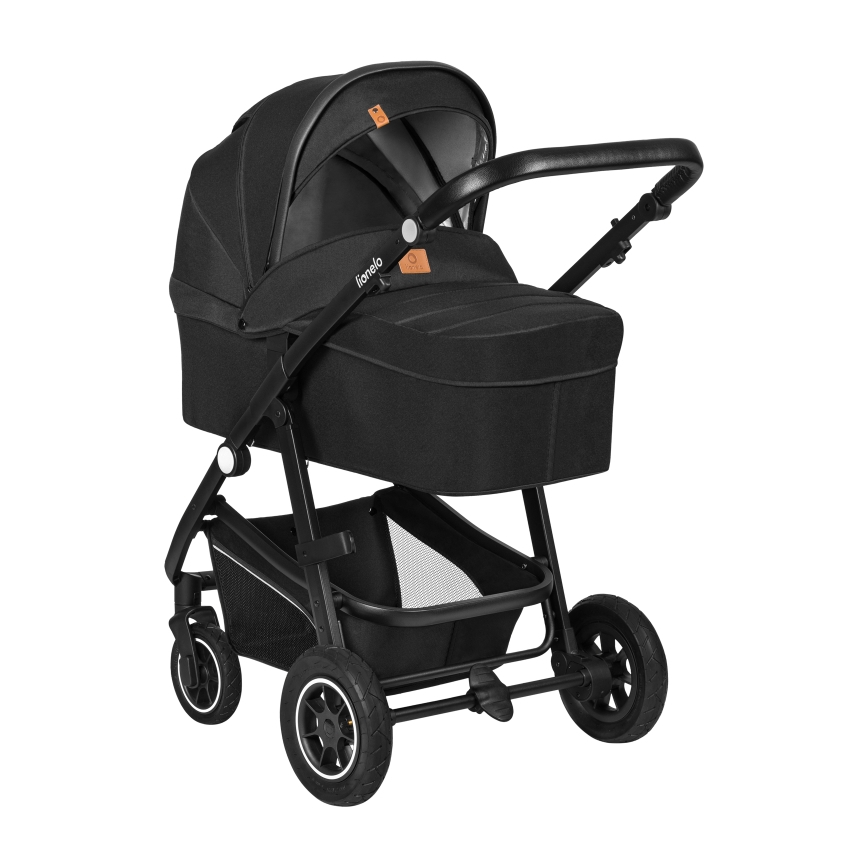 Lionelo - Poussette combinée 3-en-1 BIANKA Noir Onyx