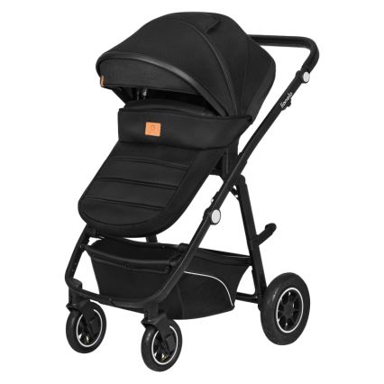 Lionelo - Poussette combinée 3-en-1 BIANKA Noir Onyx