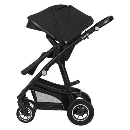 Lionelo - Poussette combinée 3-en-1 BIANKA Noir Onyx