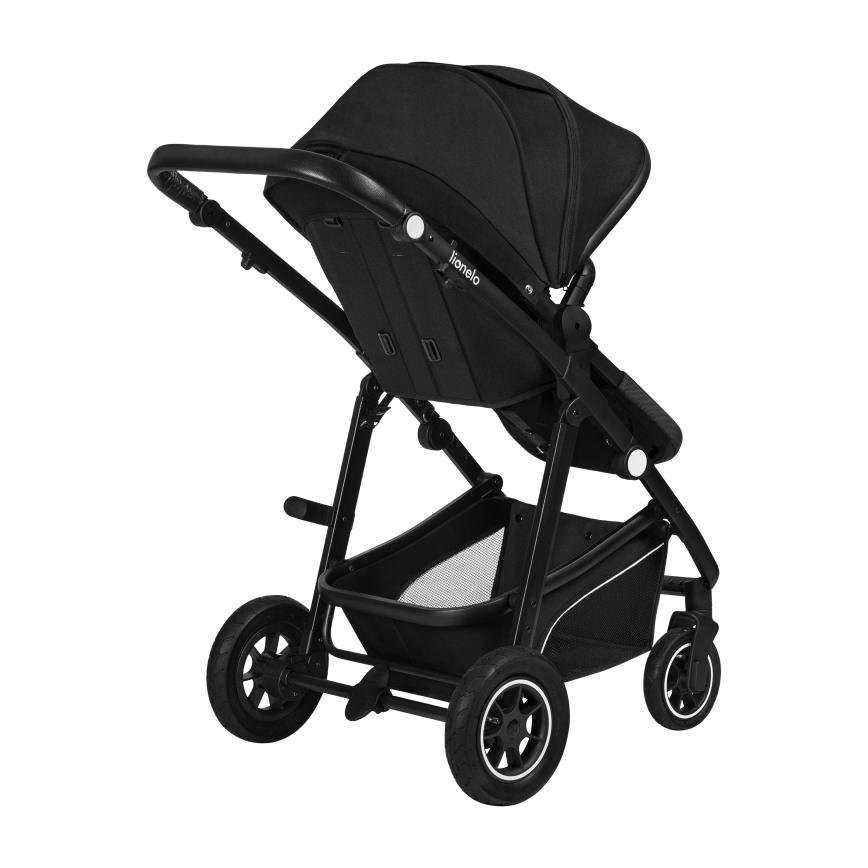 Lionelo - Poussette combinée 3-en-1 BIANKA Noir Onyx