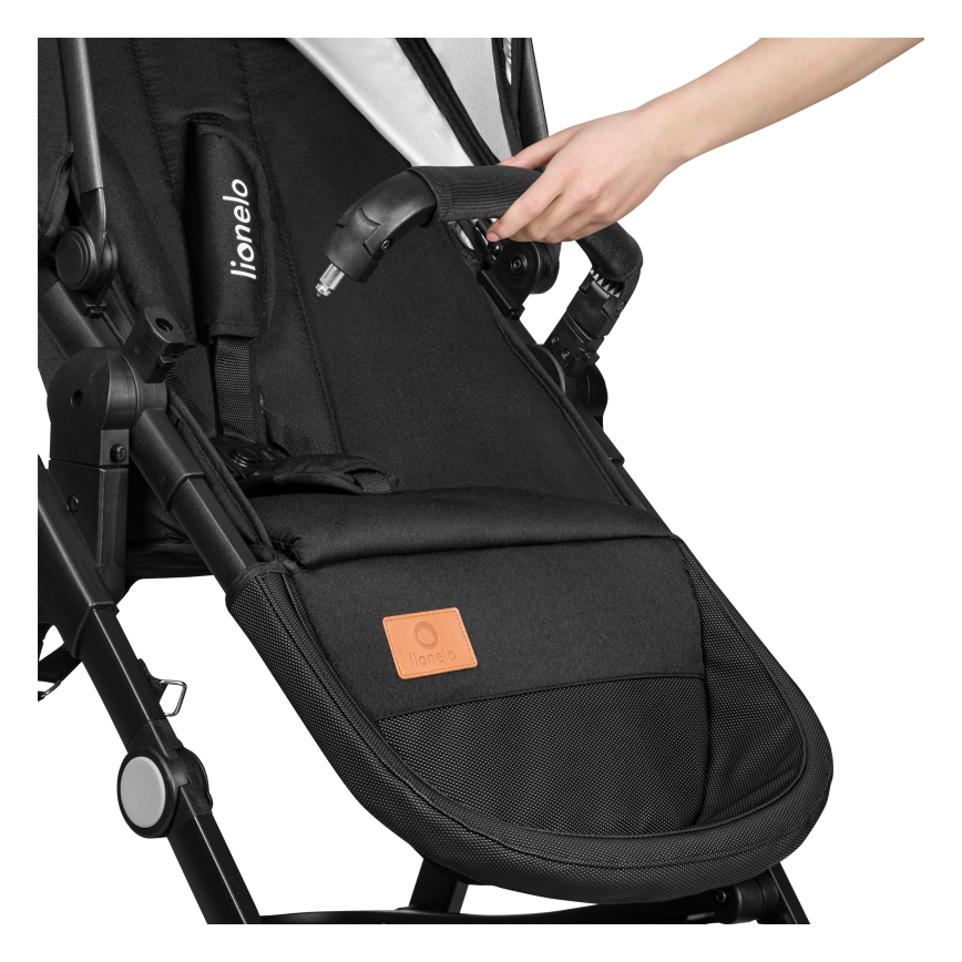 Lionelo - Poussette combinée 3-en-1 BIANKA Noir Onyx