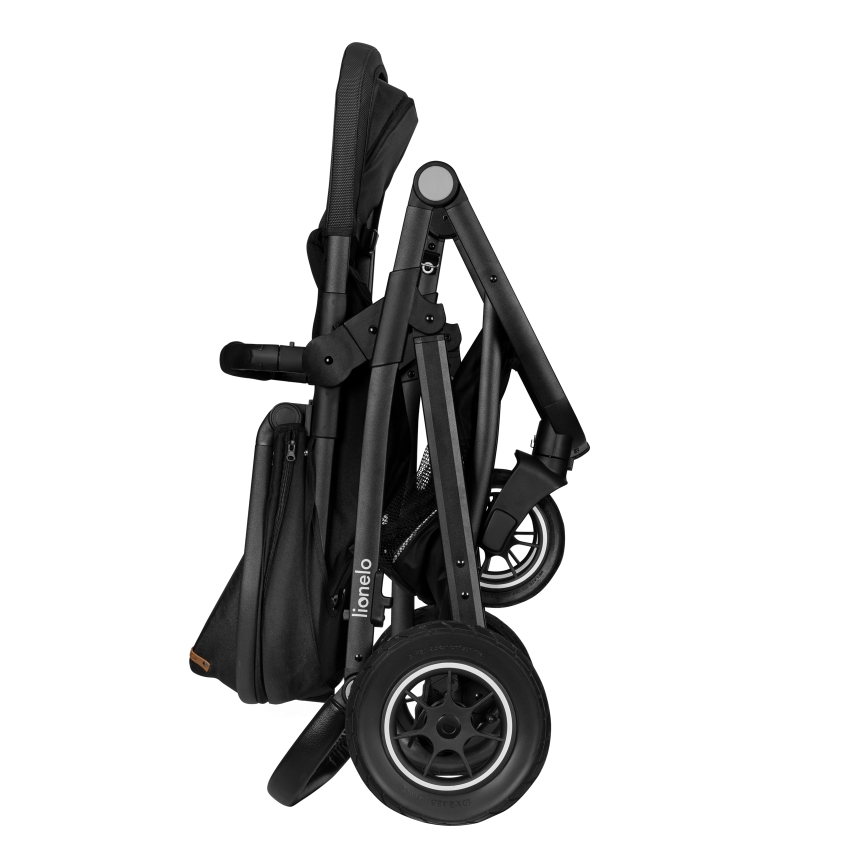Lionelo - Poussette combinée 3-en-1 BIANKA Noir Onyx