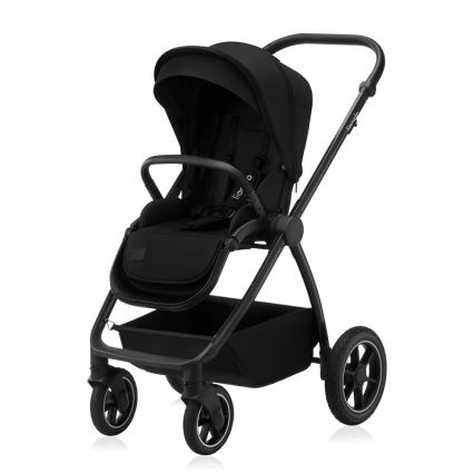 Lionelo - Poussette combinée 3-en-1 MERIL Black Onyx