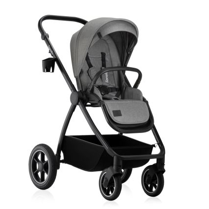 Lionelo - poussette combinée 3-en-1 MERIL Gris pierre