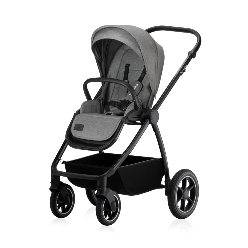 Lionelo - poussette combinée 3-en-1 MERIL Gris pierre