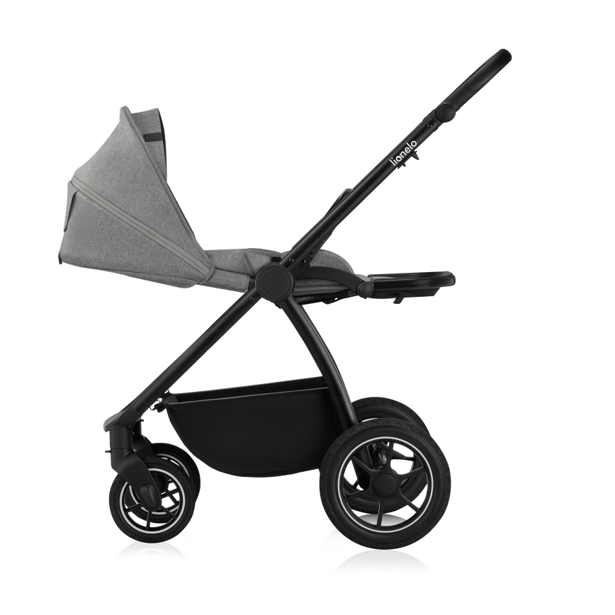 Lionelo - poussette combinée 3-en-1 MERIL Gris pierre