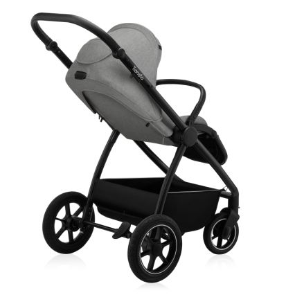 Lionelo - Poussette combinée 3-en-1 MERIL Gris Stone
