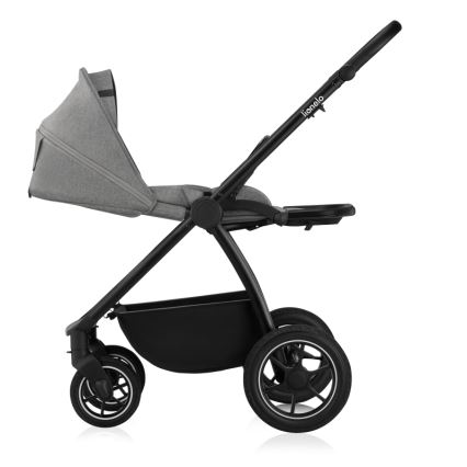 Lionelo - Poussette combinée 3-en-1 MERIL Gris Stone
