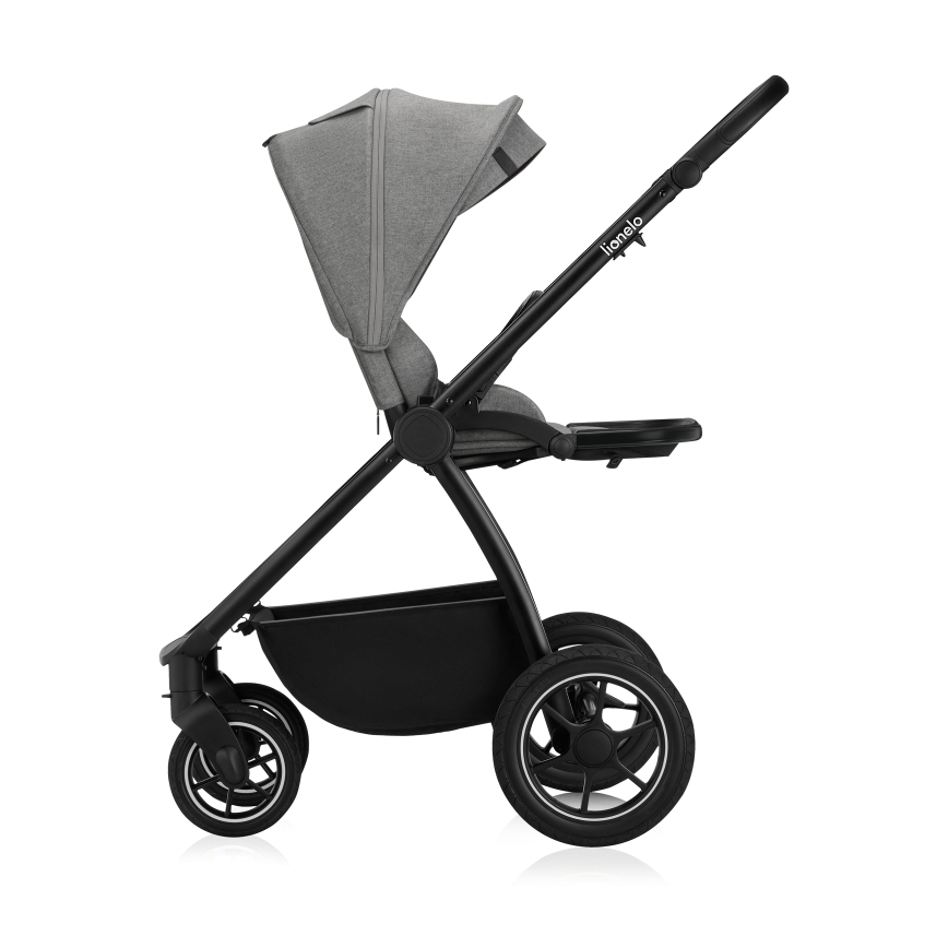 Lionelo - Poussette combinée 3-en-1 MERIL Gris Stone