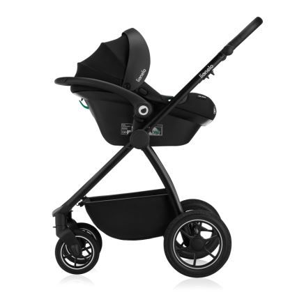 Lionelo - Poussette combinée 3-en-1 MERIL Gris Stone