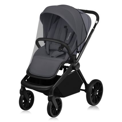 Lionelo - Poussette combinée 3-en-1 MIKA PLUS Gris Stone
