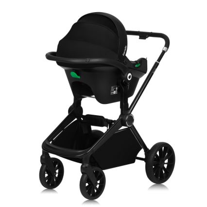 Lionelo - Poussette combinée 3-en-1 MIKA PLUS Gris Stone