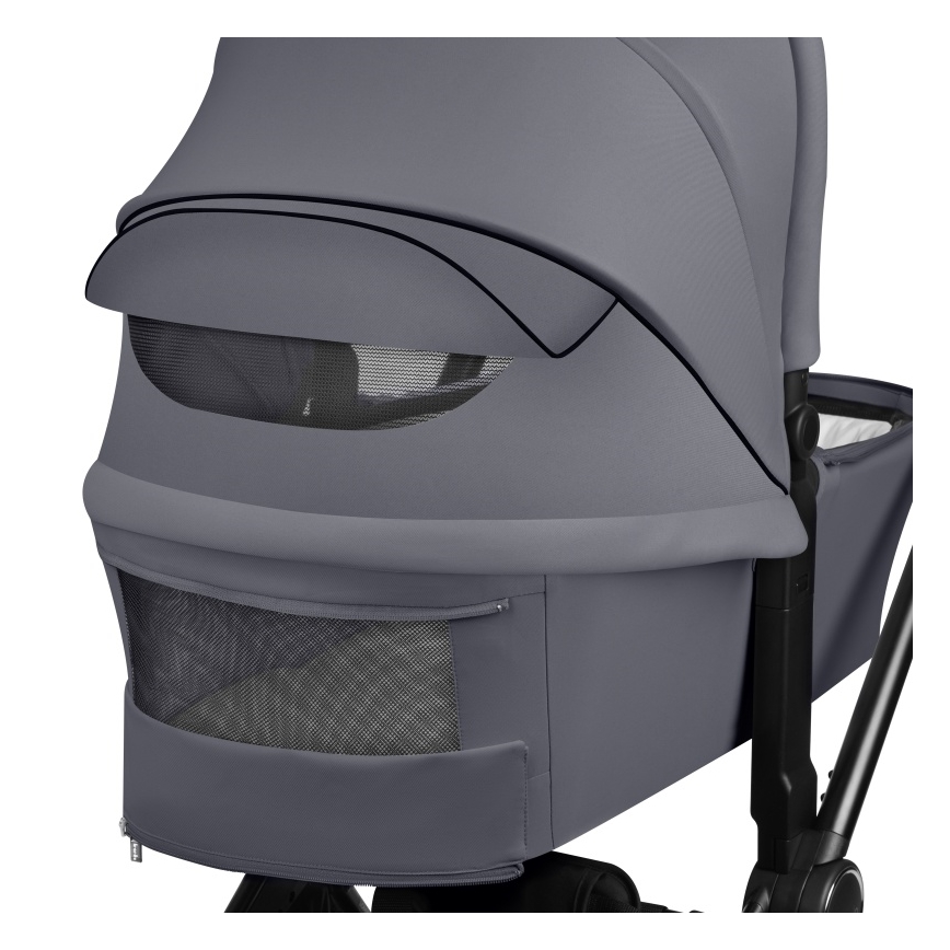Lionelo - Poussette combinée 3-en-1 MIKA PLUS Gris Stone