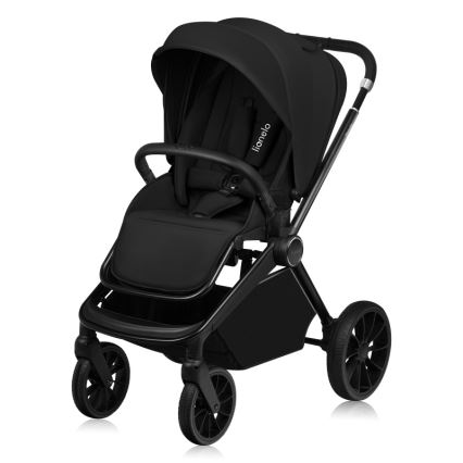 Lionelo - Poussette combinée 3 en 1 MIKA PLUS Noir Onyx