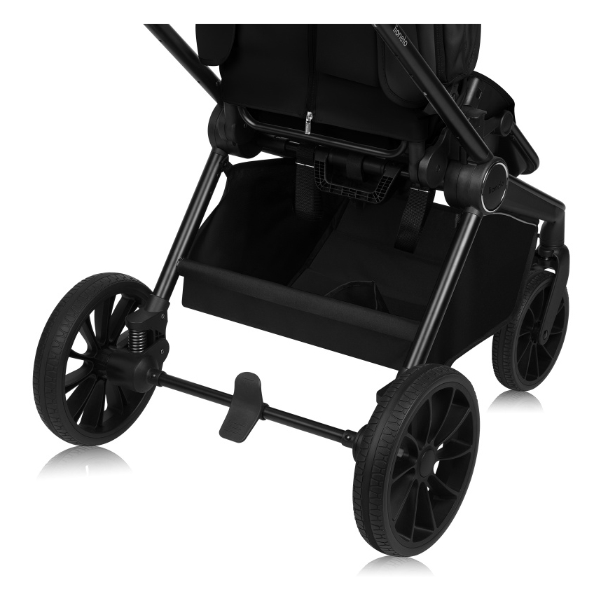 Lionelo - Poussette combinée 3 en 1 MIKA PLUS Noir Onyx