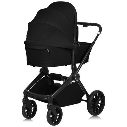 Lionelo - Poussette combinée 3 en 1 MIKA PLUS Noir Onyx