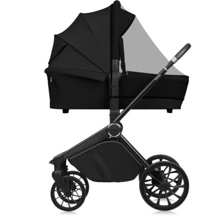Lionelo - Poussette combinée 3 en 1 MIKA PLUS Noir Onyx