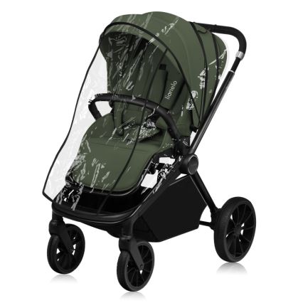 Lionelo - Poussette combinée 3-en-1 MIKA PLUS Vert olive
