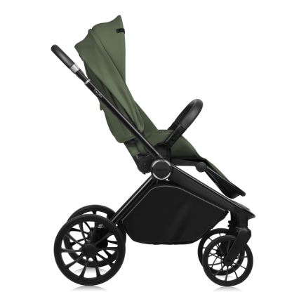 Lionelo - Poussette combinée 3-en-1 MIKA PLUS Vert olive