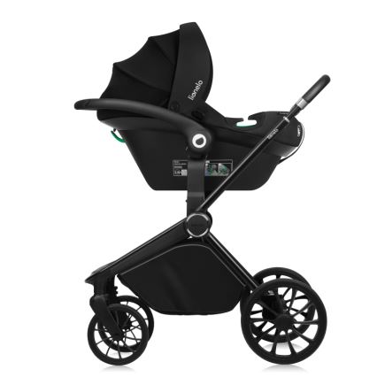 Lionelo - Poussette combinée 3-en-1 MIKA PLUS Vert olive