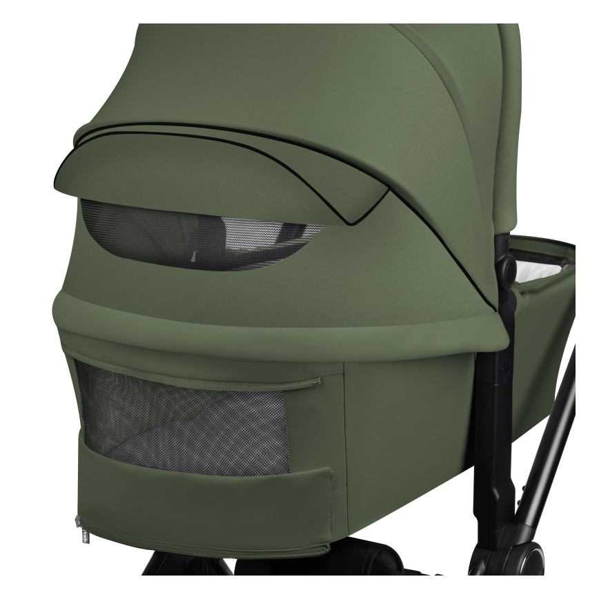 Lionelo - Poussette combinée 3-en-1 MIKA PLUS Vert olive