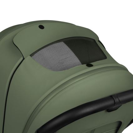 Lionelo - Poussette combinée 3-en-1 MIKA PLUS Vert olive