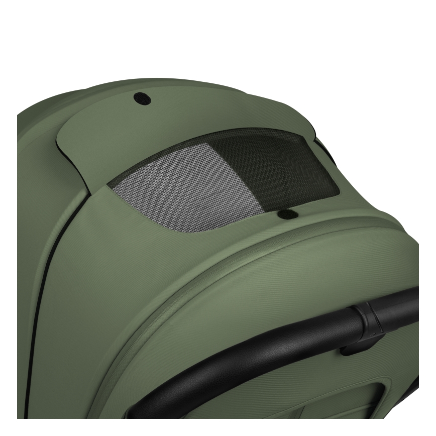 Lionelo - Poussette combinée 3-en-1 MIKA PLUS Vert olive